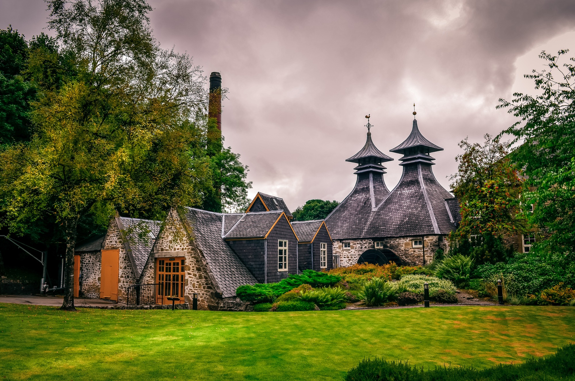 Strathisla Distillery in Scotland