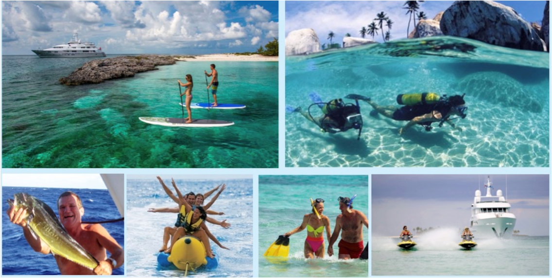 Superyacht water sports